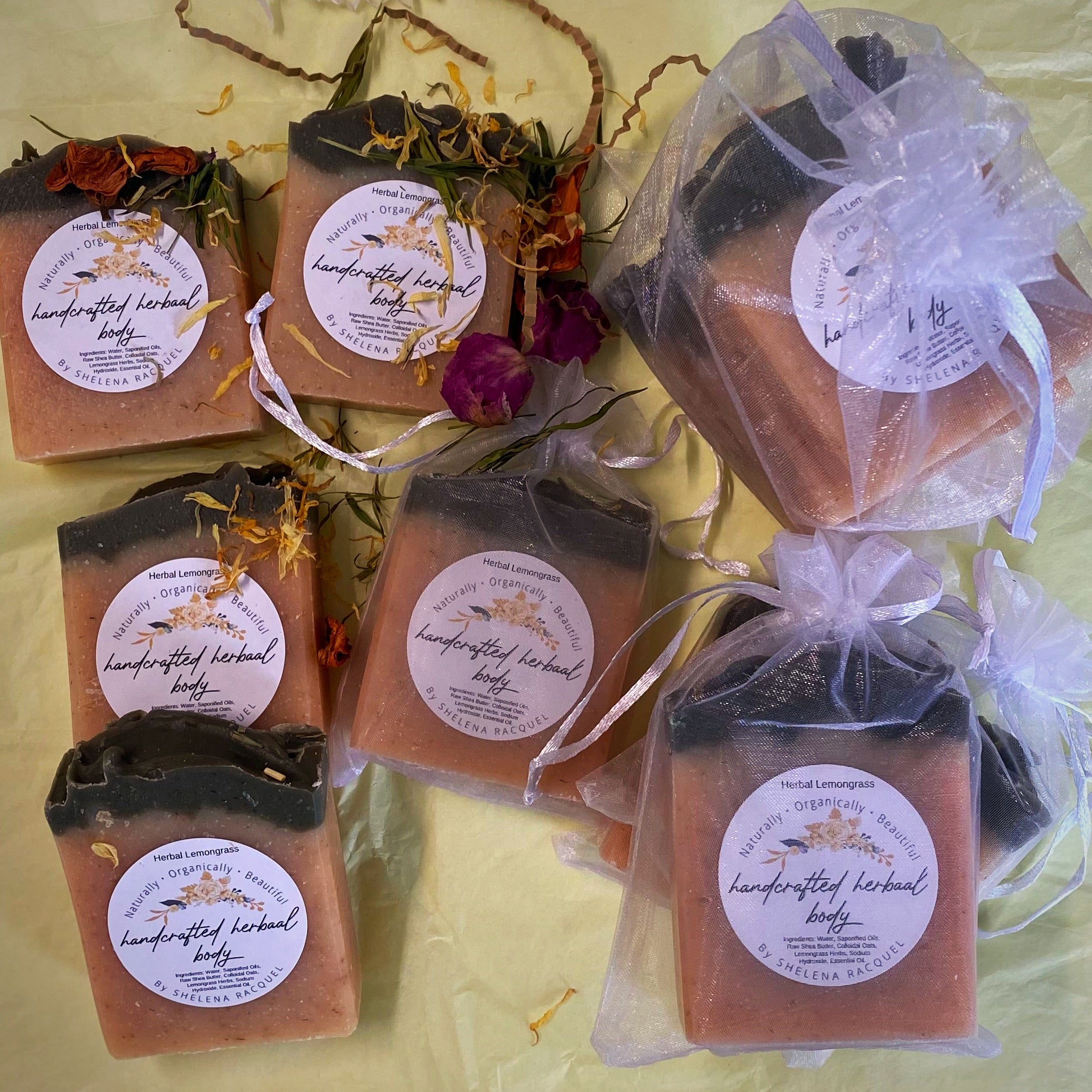 Handcrafted Herbal Lemongrass Soap