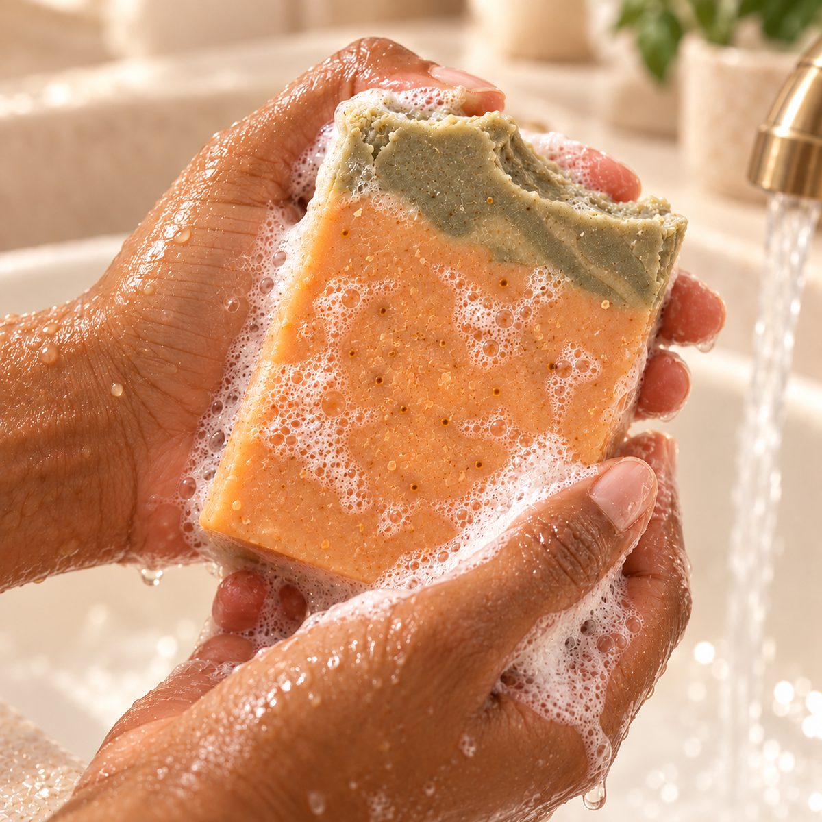 Handcrafted Herbal Lemongrass Soap