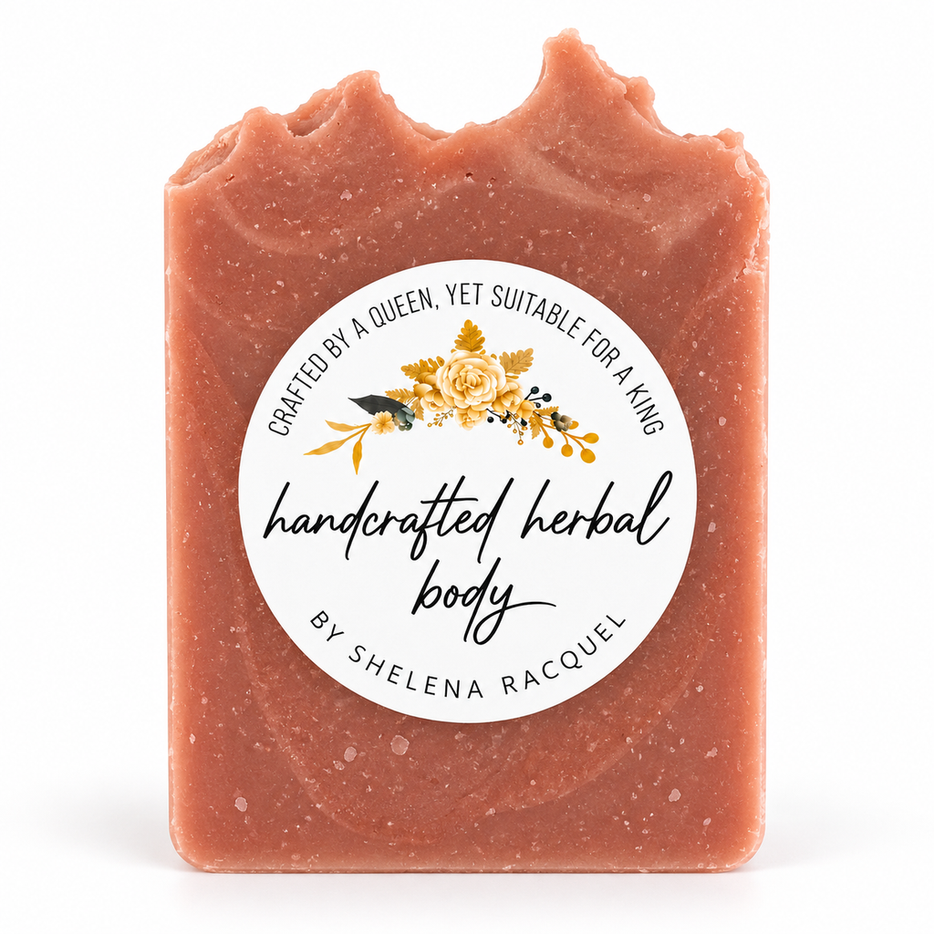 Handcrafted Herbal Mango & Rose Soap