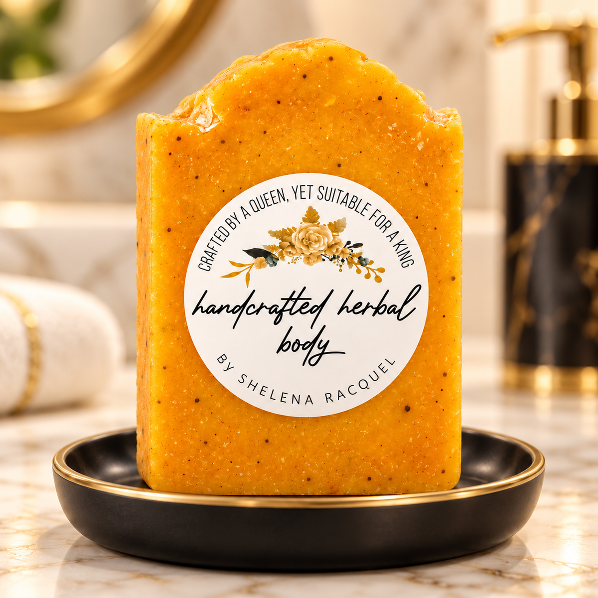 Handcrafted Herbal Anointed Chamomile Soap (Deeply Calming)