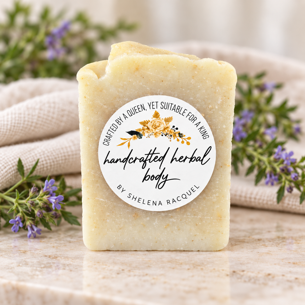 Handcrafted Herbal Hyssop Soap (Purifying, Woodsy)