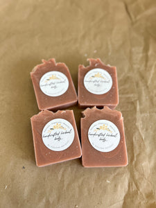 Handcrafted Herbal Mango & Rose Soap
