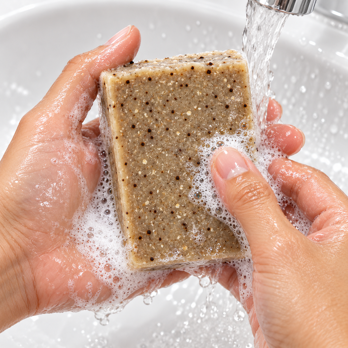 Exfoliating Coffee & Vanilla Bean Soap