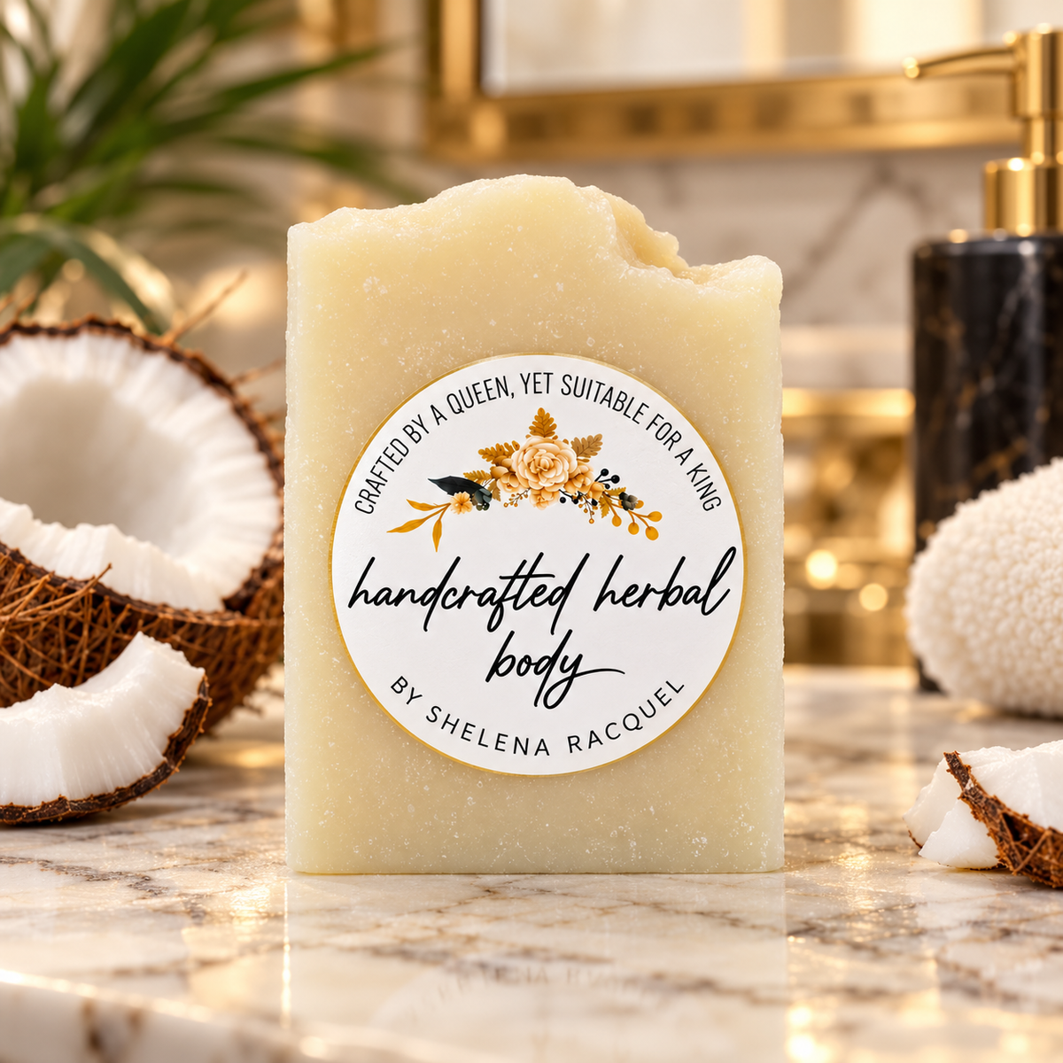 Coconut Oil (Ram In The Bush) Soap (Cleaning, Sensitive Skin Solution)