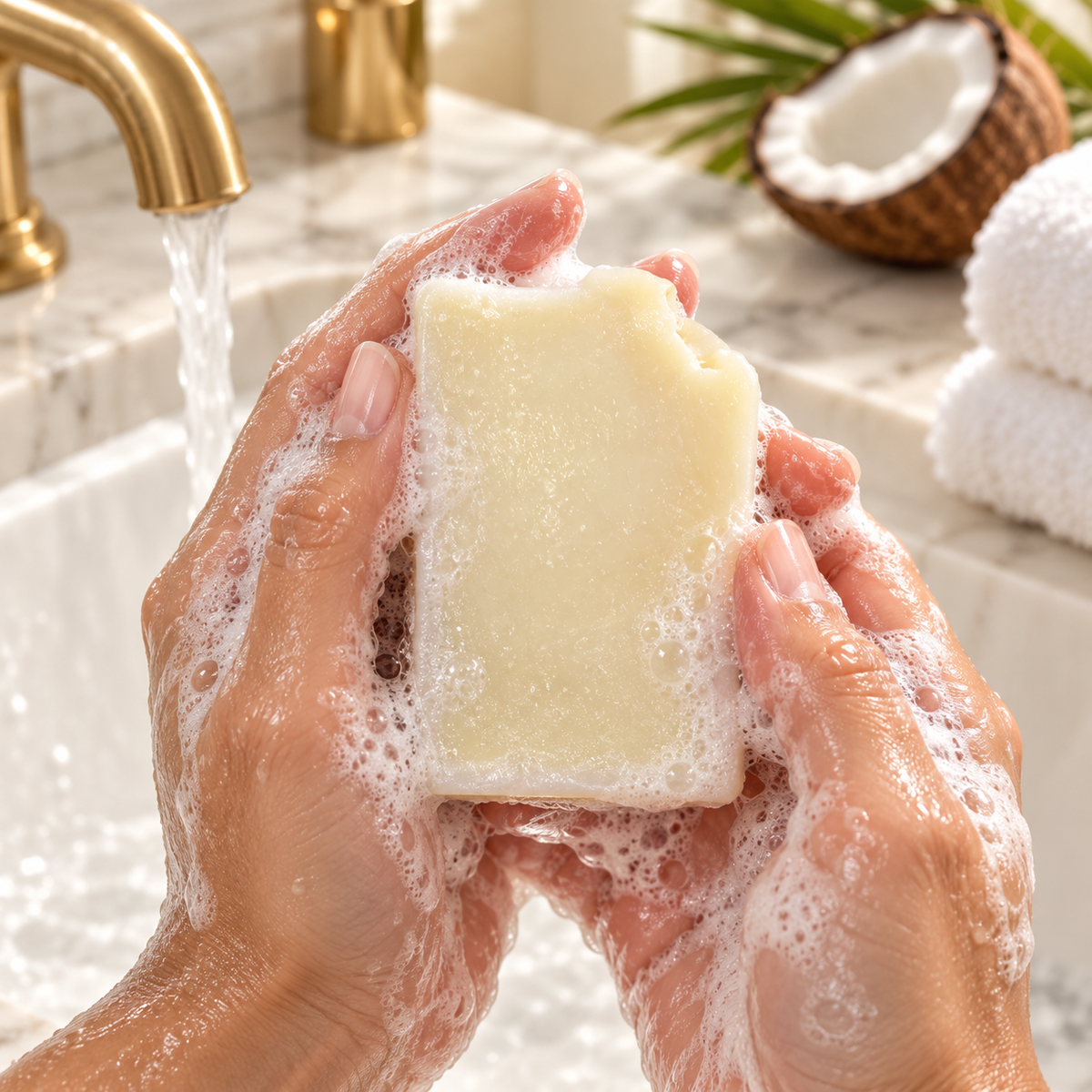 Coconut Oil (Ram In The Bush) Soap (Cleaning, Sensitive Skin Solution)