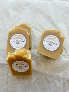 Handcrafted Herbal Orange Peel Soap