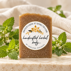 Handcrafted Herbal FULLER ’Lemon Balm’ SOAP (Lemon & Peppermint, Soothing)
