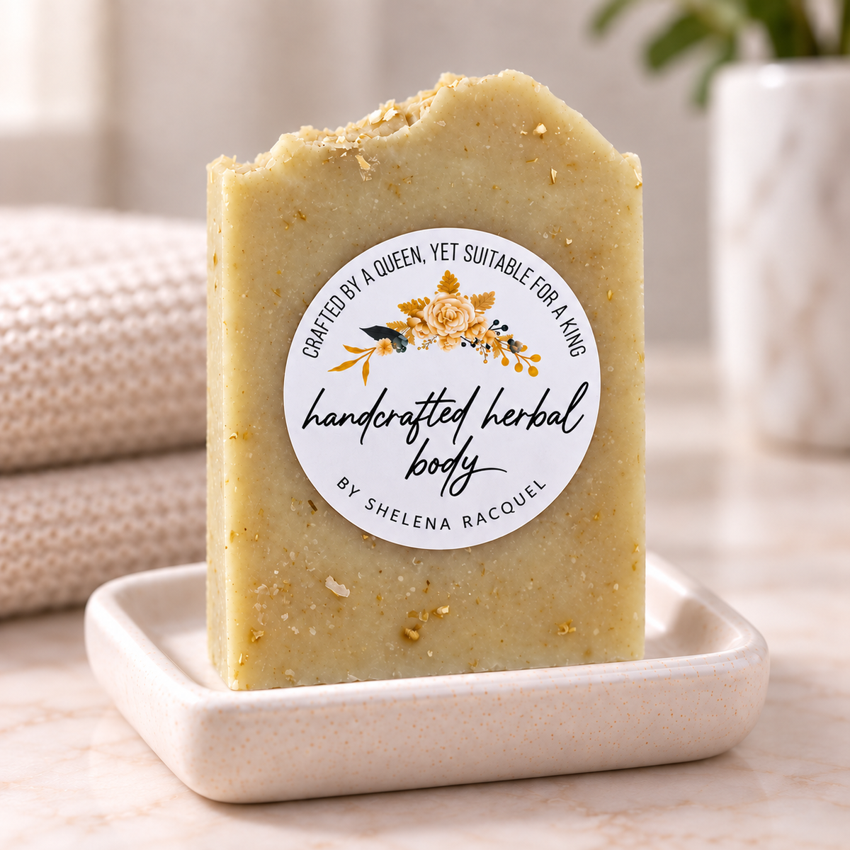 Handcrafted Oatmeal Soap (Dry & Itchy skin)