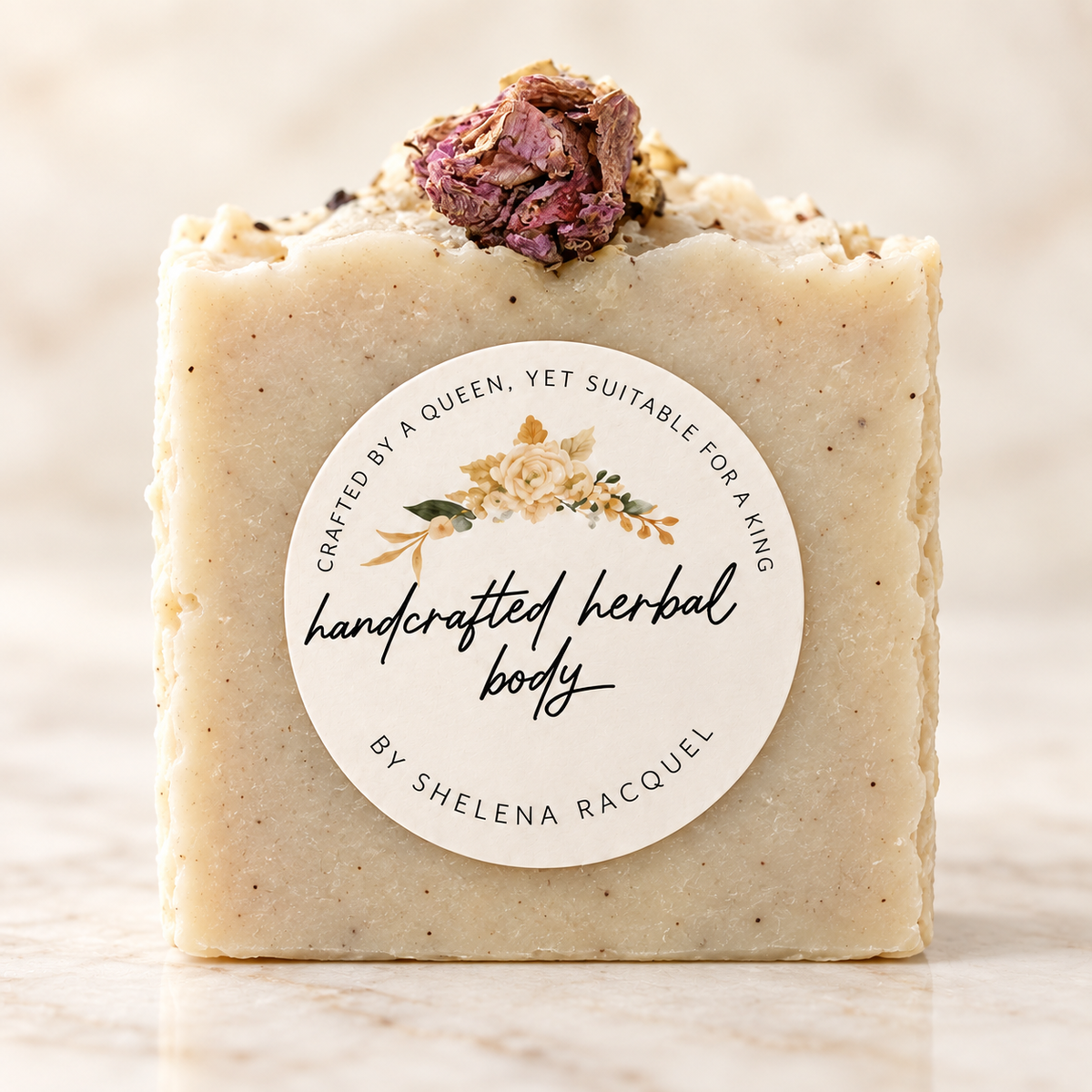 Esther's Handcrafted Herbal Frankincense & Myrrh (Favor) Bar (Earthy, richly lathering)
