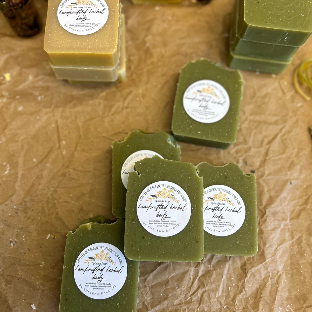 Green Spinach Soap 