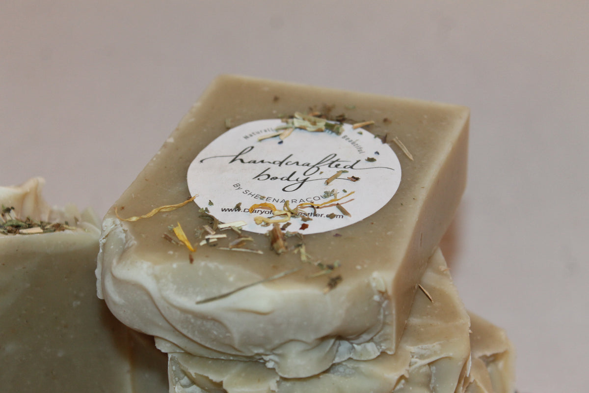 Handcrafted Herbal Hyssop Soap (Purifying, Woodsy)
