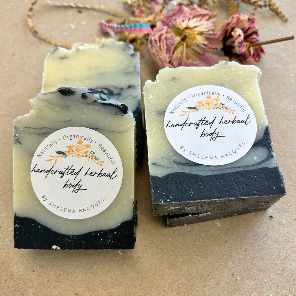 Turmeric and charcoal soap 