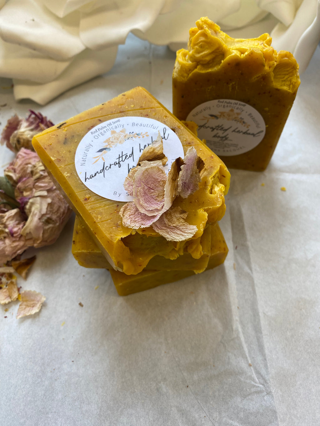 Red Palm Oil, Safflower & Lily Soap (Pre-Order)