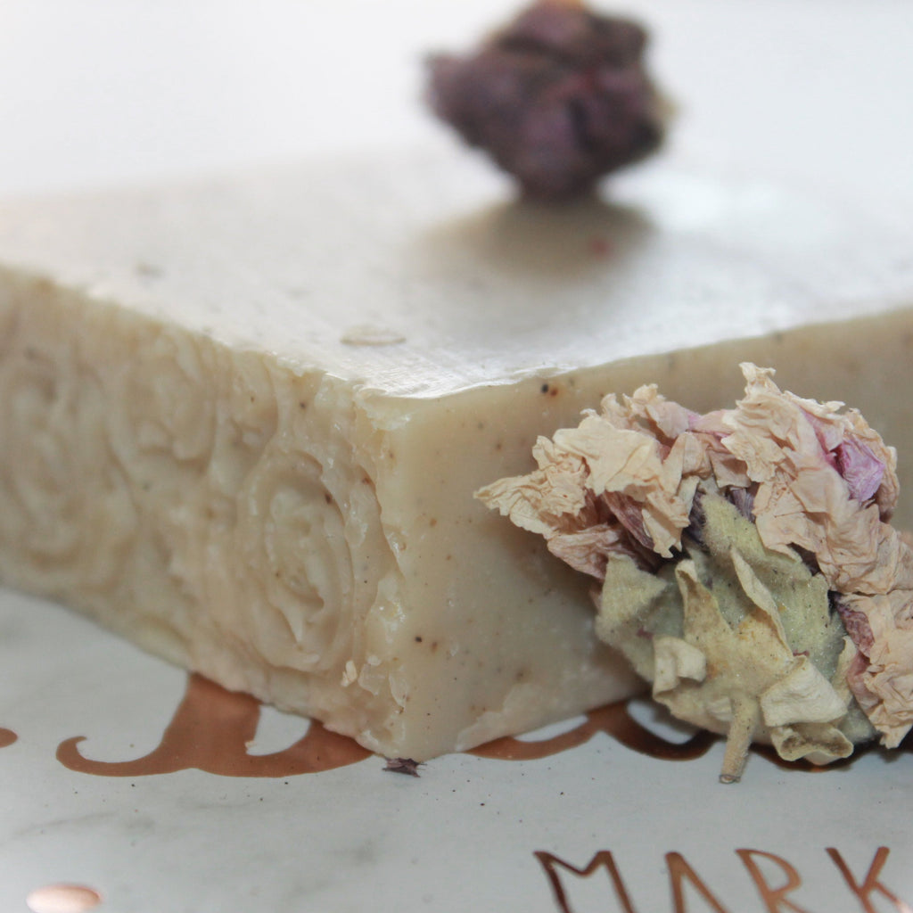natural frankincense and myrrh face and body soap 